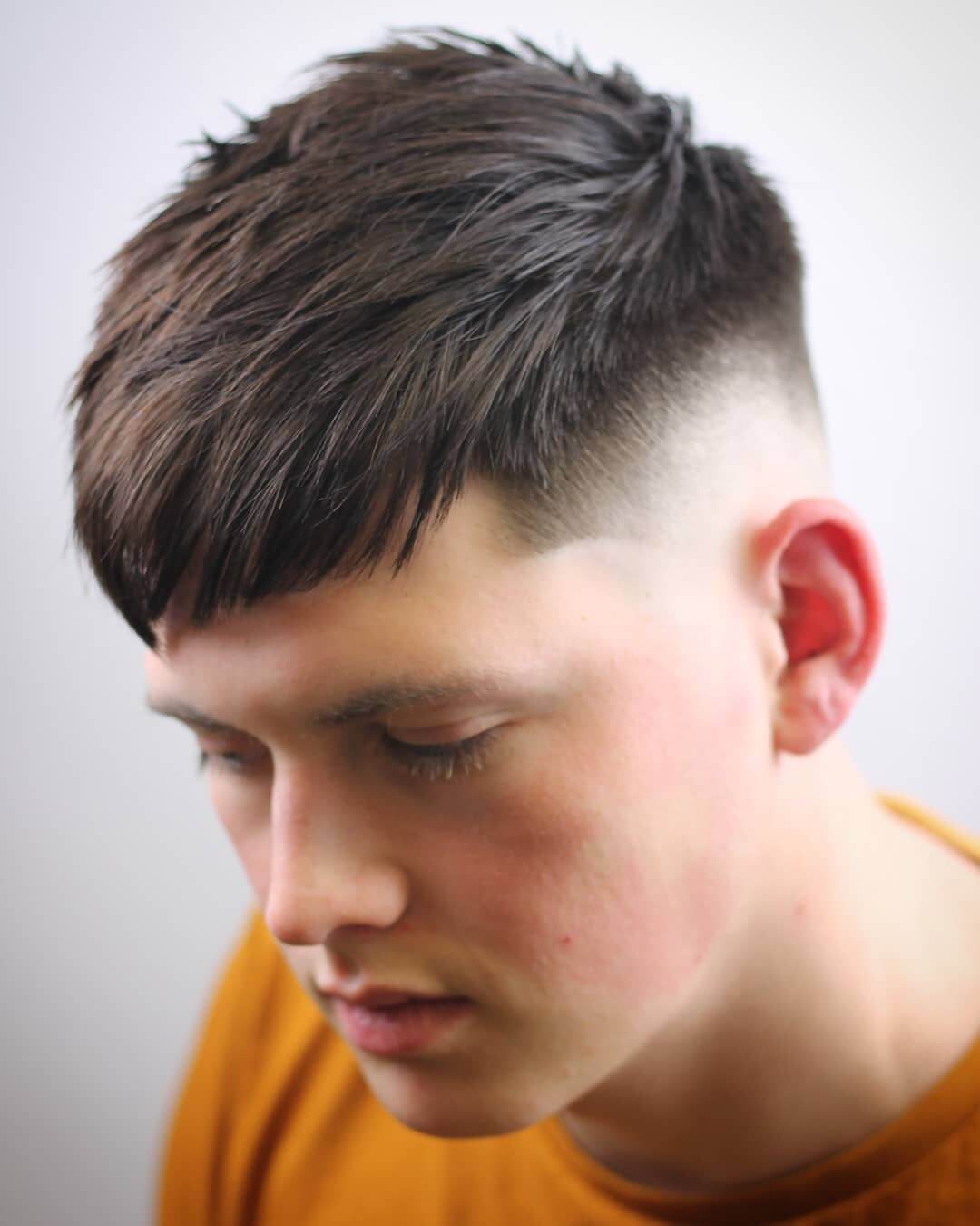 Textured Haircut with Fringe